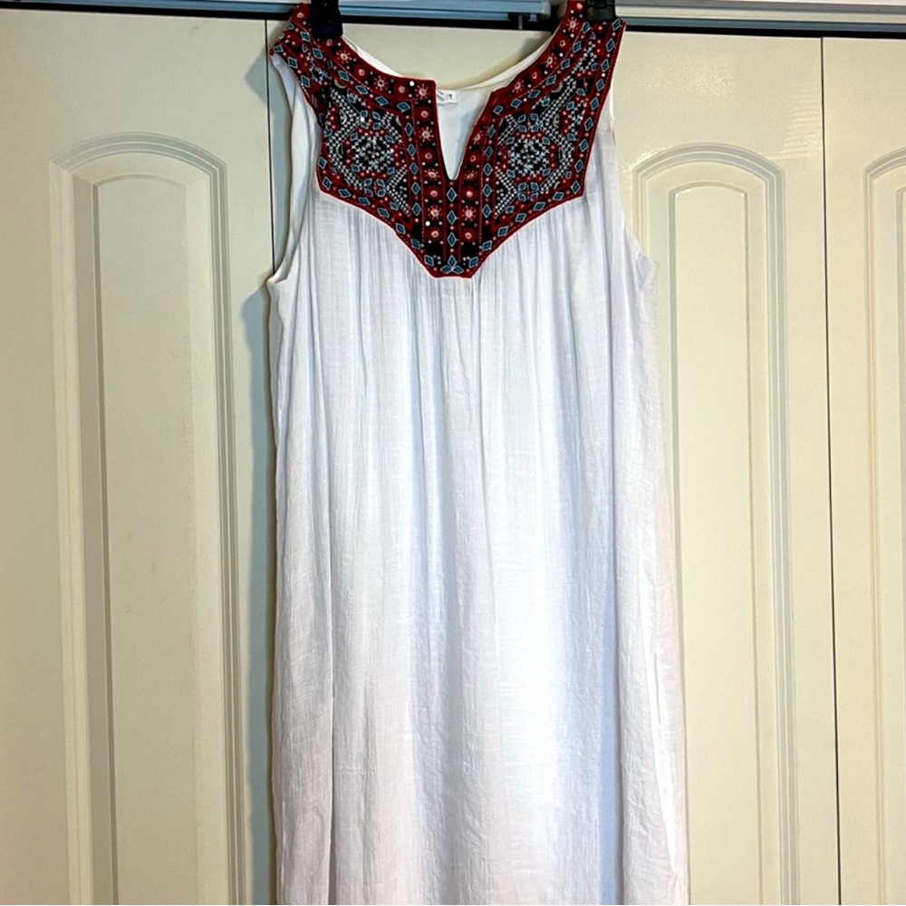 Westport Embellished Dress 1X Boho